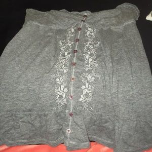 Flow-y Strapless Top